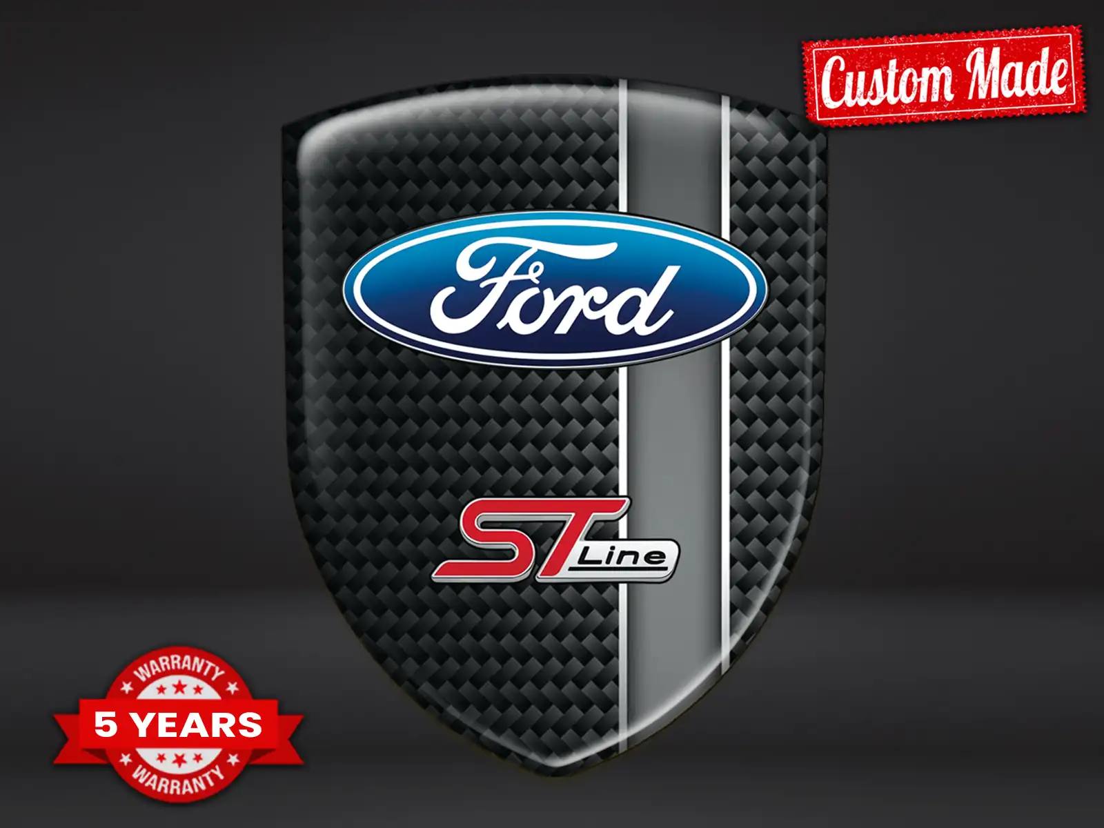 Ford Pegatinas Silicona Auto Tuning Profesional Personalizable